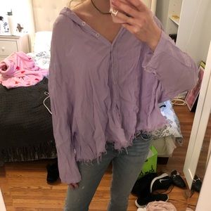 Bluette from LF lavender button down